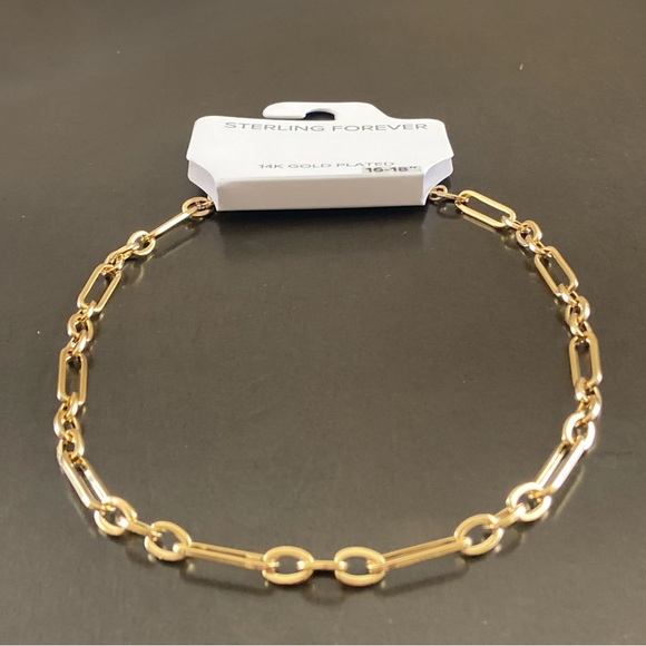 Sterling Forever 14K Gold Plated Carmen Chain Necklace - Picture 3 of 7